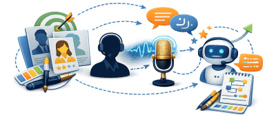 Persona- & Konversationsdesign für KI-Telefonassistent